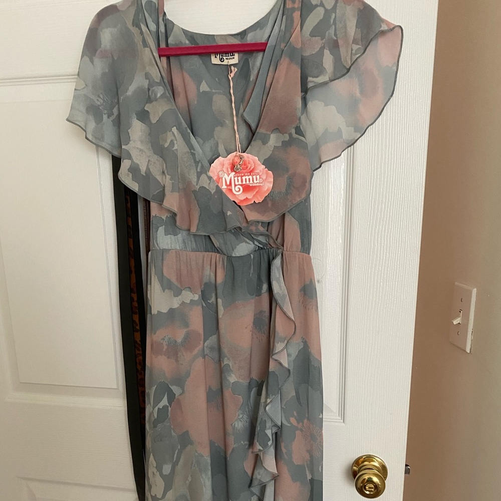 Show Me Your Mumu Jess Ruffle Midi Dress